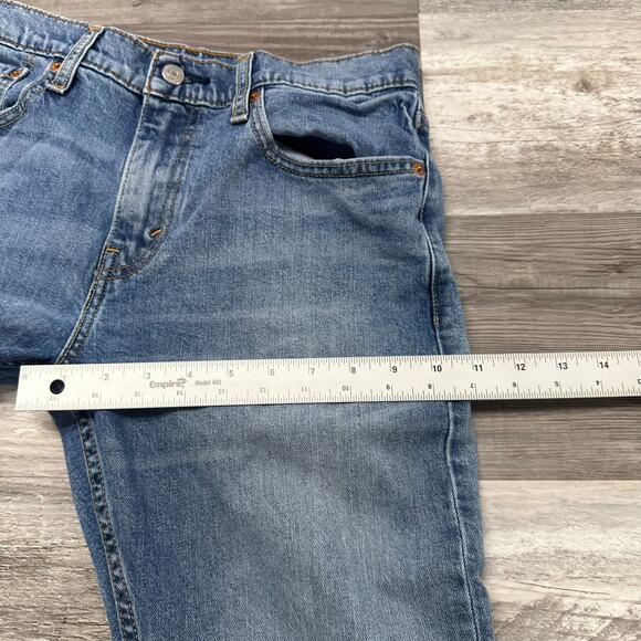 Levis 512 Mid Wash Faded Blue Mens 30x30 Slim‎ Tapered Fit Stretch Jeans Red Tab - Picture 12 of 13